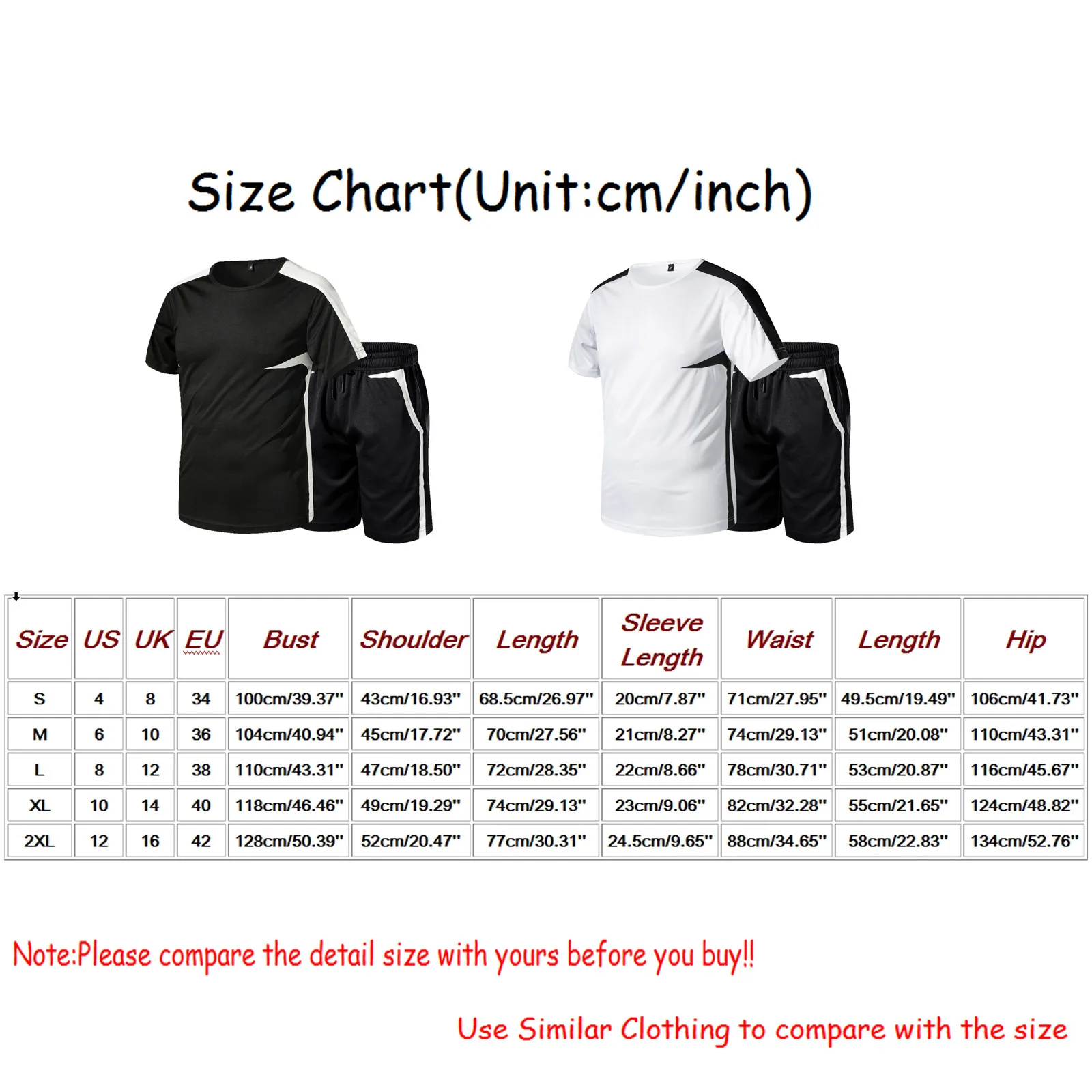 Men's Sets 2 Colors Men's Sports Sets Summer Casual Fashion Breathable Short-sleeve Shorts Running Suit Male Cycling Set
Men's Sets 2 Colors Men's Sports Sets Summer Casual Fashion Breathable Short-sleeve Shorts Running Suit Male Cycling Set
