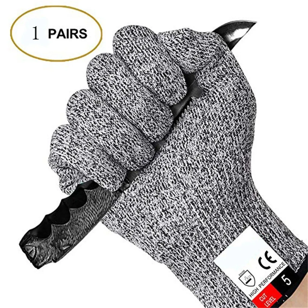 2pcs Cut Resistant Gloves Food Grade Safety Cutting Gloves Level 5 Protection For Oyster Shucking Fish Slicing Meat Wood Carving
2pcs Cut Resistant Gloves Food Grade Safety Cutting Gloves Level 5 Protection For Oyster Shucking Fish Slicing Meat Wood Carving