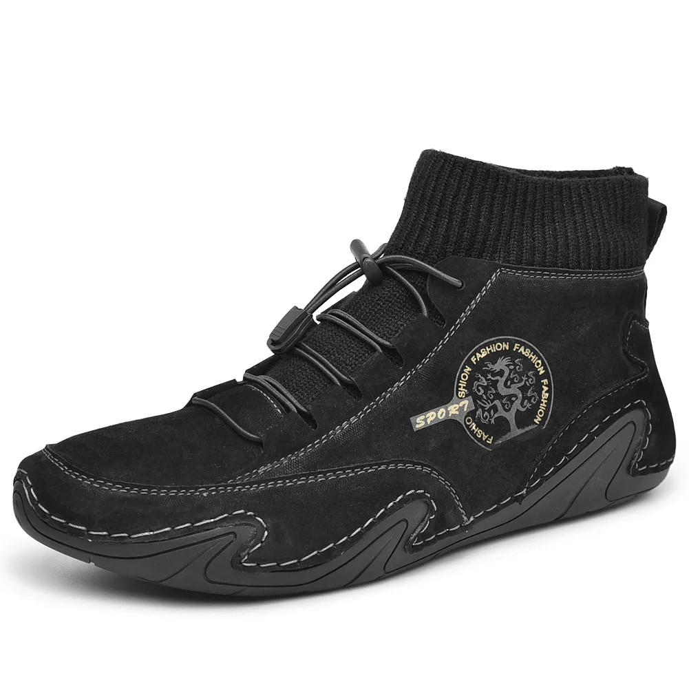 Men's Boots Winter Men Snow Boots Cow Suede Men Boots Plush Warm Motorcycle Boots Comfortable Non-slip Ankle Boots Work Shoes
Men's Boots Winter Men Snow Boots Cow Suede Men Boots Plush Warm Motorcycle Boots Comfortable Non-slip Ankle Boots Work Shoes