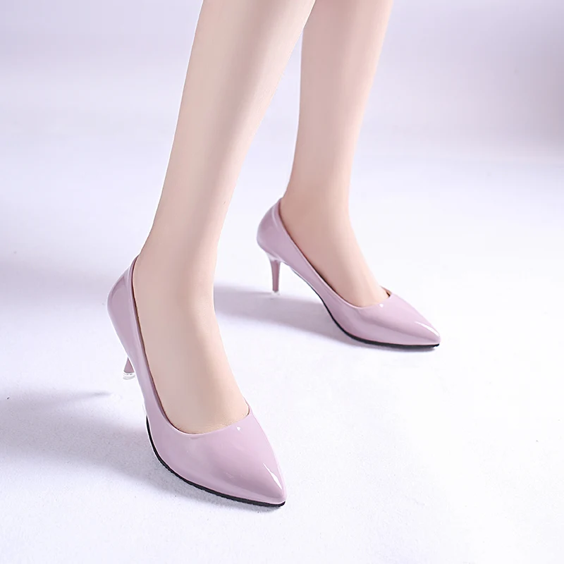 2019 Spring Fashion Woman Shoes Pointed Fine With Heels Shallow Mouth High Heels Patent Leather Summer Pumps Shoes Mujer 7cm
2019 Spring Fashion Woman Shoes Pointed Fine With Heels Shallow Mouth High Heels Patent Leather Summer Pumps Shoes Mujer 7cm