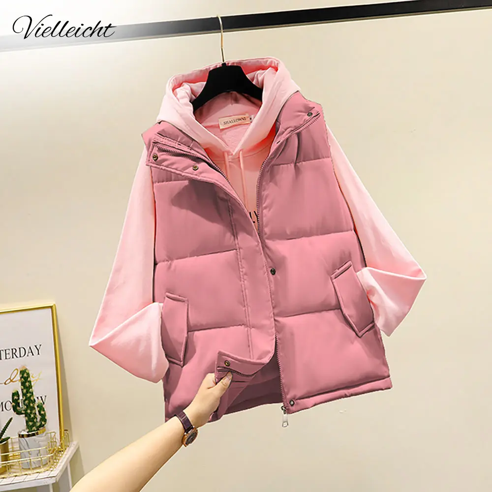 Vielleicht 2021 Winter Women Sleeveless Vest Warm Plus Size 3XL Down Cotton Padded Waistcoat Female Mandarin Collar Vest Jacket
Vielleicht 2021 Winter Women Sleeveless Vest Warm Plus Size 3XL Down Cotton Padded Waistcoat Female Mandarin Collar Vest Jacket