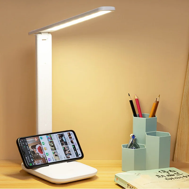 LED Desk Lamp Foldable 3 Light Colors Touch Dimming Table Lamp Usb Charge Eye Protection Bedside Reading Night Light For Student
LED Desk Lamp Foldable 3 Light Colors Touch Dimming Table Lamp Usb Charge Eye Protection Bedside Reading Night Light For Student