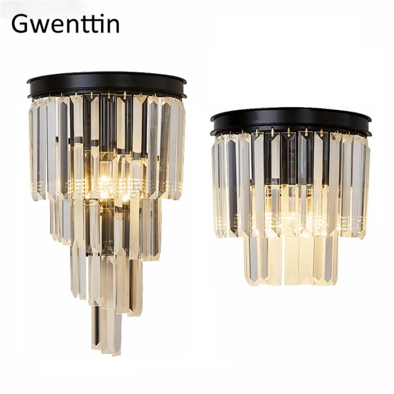 Nordic Crystal Wall Lamps Luxury Loft Wall Lights for Home Decor Sconces Bedroom Lamps Living Room LED Light Fixtures Luminarias
Nordic Crystal Wall Lamps Luxury Loft Wall Lights for Home Decor Sconces Bedroom Lamps Living Room LED Light Fixtures Luminarias