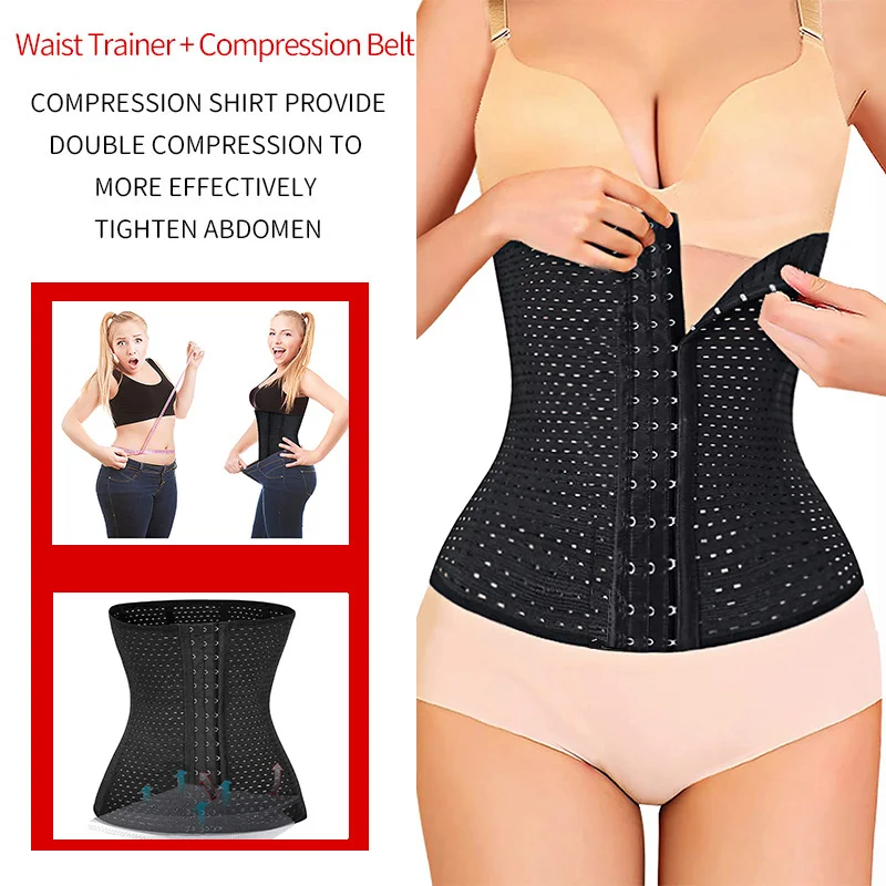Women's Corset Waist Trainer Body Shaper for Weight Loss Waist Cincher Hourglass Trainer Breathable Elastic Girdle Cincher
Women's Corset Waist Trainer Body Shaper for Weight Loss Waist Cincher Hourglass Trainer Breathable Elastic Girdle Cincher