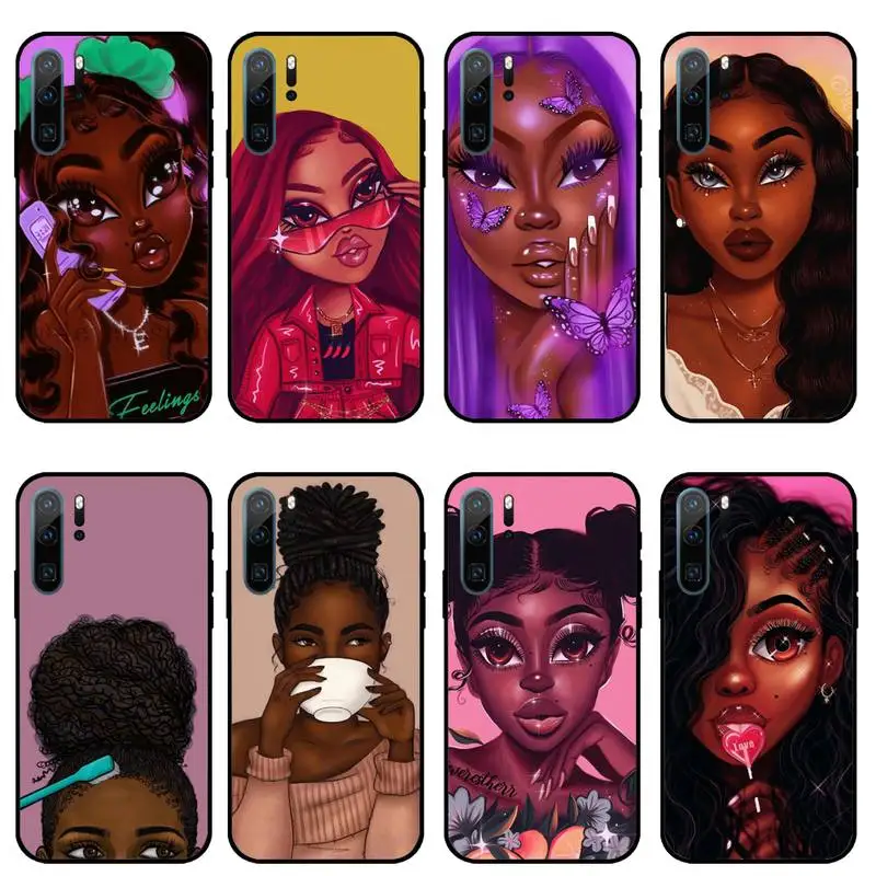 Black girl women fashion Phone Case For Huawei honor Mate P 10 20 30 40 i 9 8 pro x Lite smart 2019 nova 5t
Black girl women fashion Phone Case For Huawei honor Mate P 10 20 30 40 i 9 8 pro x Lite smart 2019 nova 5t