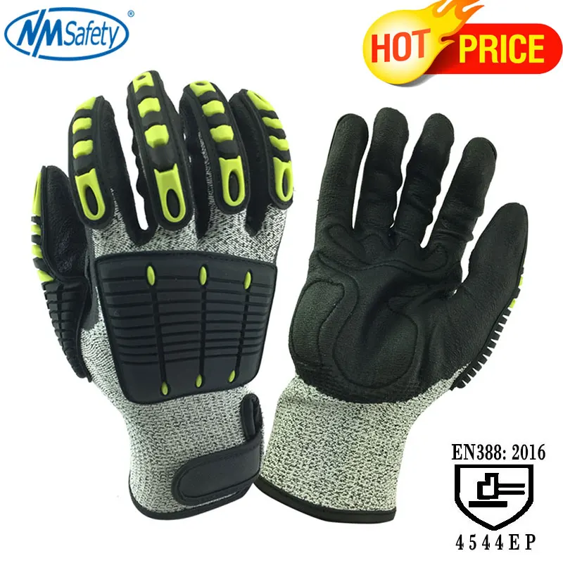 NMSafety Cut Resistant Anti-Vibration Glove Oil-proof Mechanics Safety Work Gloves with TPR On Back
NMSafety Cut Resistant Anti-Vibration Glove Oil-proof Mechanics Safety Work Gloves with TPR On Back