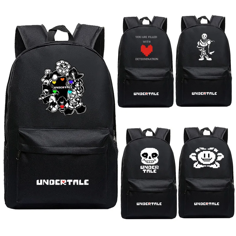 Рюкзак Undertale Sans для школьные ранцы мальчиков и девочек сумки подростков школьный