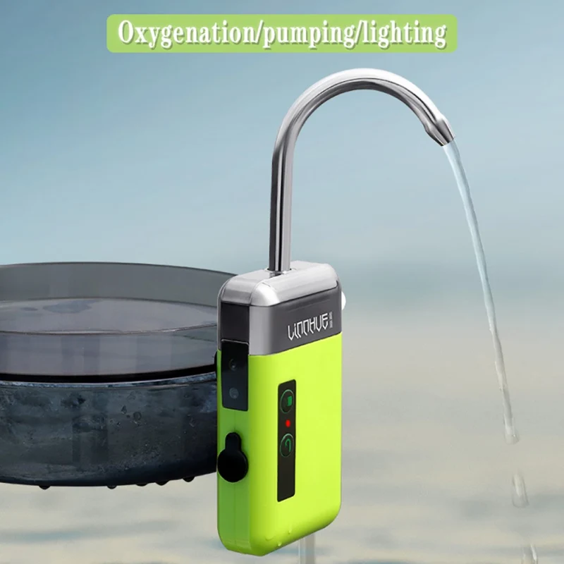Portable Outdoor Fishing Oxygen Pump Water Absorber Accessories Three-in-One Smart Durable Automatic Induction LED Lighting
Portable Outdoor Fishing Oxygen Pump Water Absorber Accessories Three-in-One Smart Durable Automatic Induction LED Lighting