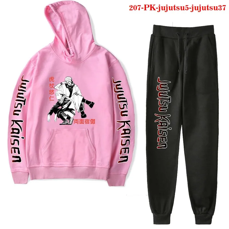 Jujutsu Kaisen Autumn Sets Hip Hop Hoodie+pants Two Pieces Casual Tracksuit Women Sportswear Brand Clothing Sweatshirt Suit
Jujutsu Kaisen Autumn Sets Hip Hop Hoodie+pants Two Pieces Casual Tracksuit Women Sportswear Brand Clothing Sweatshirt Suit