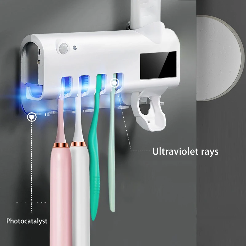 Suchme Toothbrush Holder Wall Mounted Multif Bathroom Toothbrush Holder Set with Toothpaste Dispenser for Saving Bathroom Space
Suchme Toothbrush Holder Wall Mounted Multif Bathroom Toothbrush Holder Set with Toothpaste Dispenser for Saving Bathroom Space