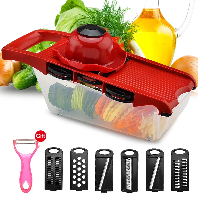 QueenTime Multifunctional Vegetable Cutter With Basket Potato Slicer Carrot Grater Shredders Fruit Peeler Kitchen Accessories
QueenTime Multifunctional Vegetable Cutter With Basket Potato Slicer Carrot Grater Shredders Fruit Peeler Kitchen Accessories