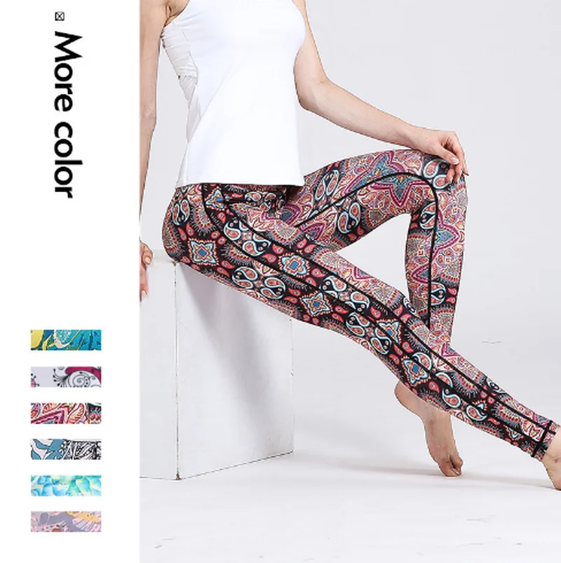 Women High Waist Floral Printed Leggings Pants Sport Leggins Running Fitness Trousers Ladies Ankle Length Nylon Sportwear
Women High Waist Floral Printed Leggings Pants Sport Leggins Running Fitness Trousers Ladies Ankle Length Nylon Sportwear