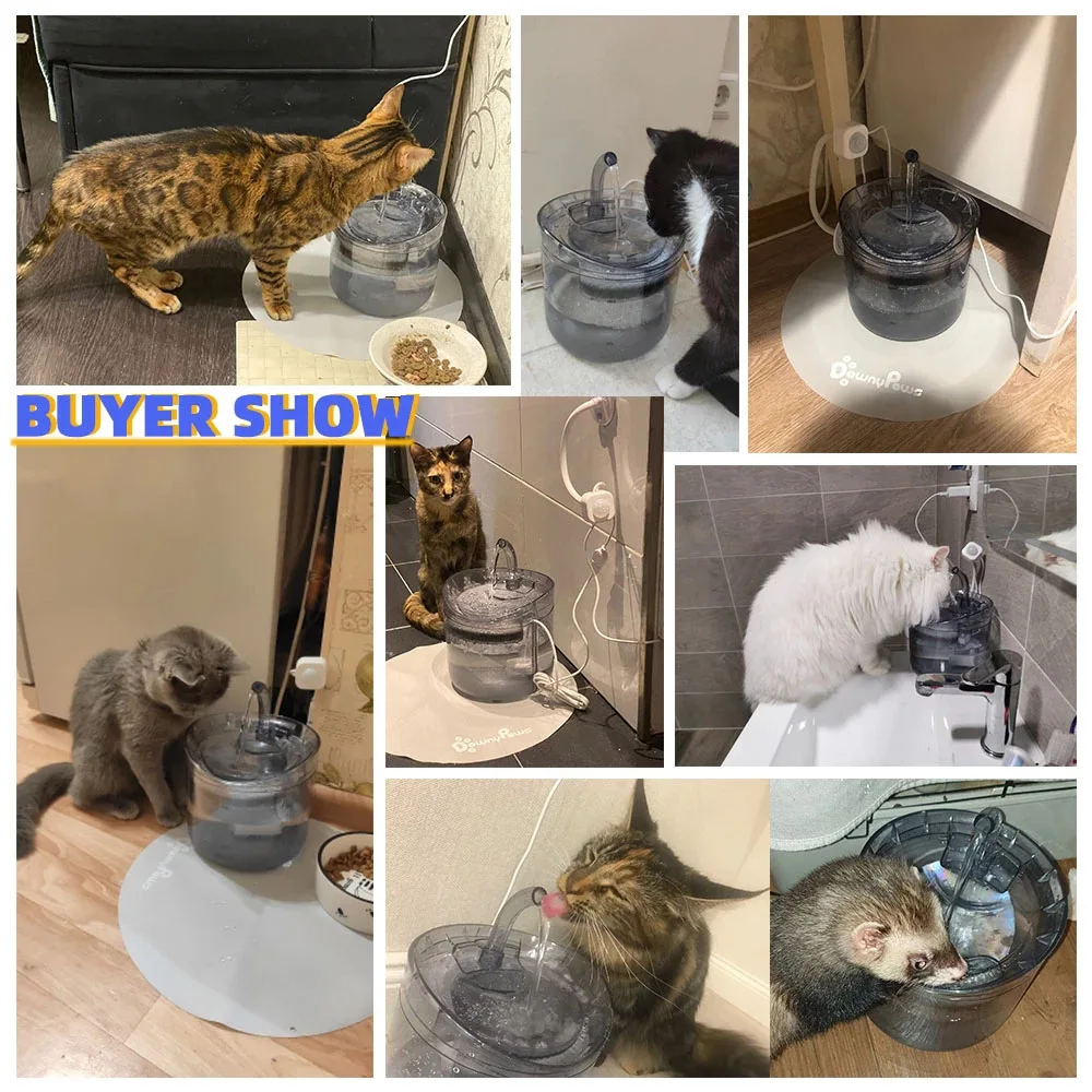 New Automatic Cat Water Fountain with Faucet Dog Water Dispenser Transparent Drinkers for Cats Pet Drinking Bowl Filter Feeder
New Automatic Cat Water Fountain with Faucet Dog Water Dispenser Transparent Drinkers for Cats Pet Drinking Bowl Filter Feeder
