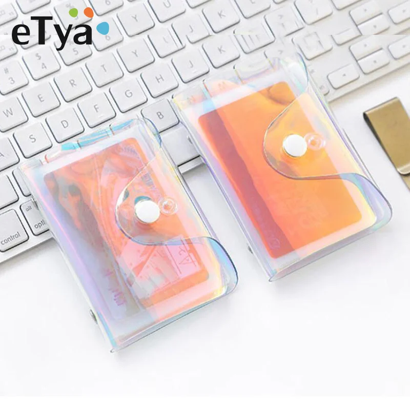 Women Laser Transparent Card Case Men's PVC Business Credit Card Holder Organizer Travel Girl's Passport Cover Wallet Purse Bag
Women Laser Transparent Card Case Men's PVC Business Credit Card Holder Organizer Travel Girl's Passport Cover Wallet Purse Bag