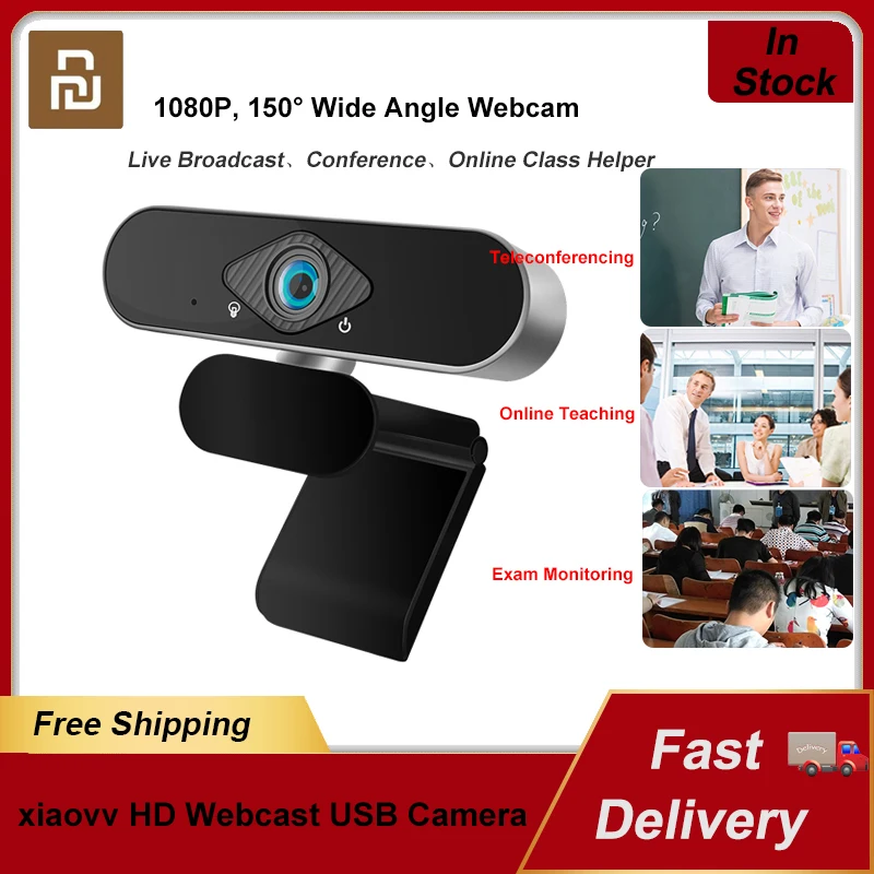 USB веб-камера Youpin 200 Вт пикселей веб-трансляция 1080P HD Автофокус 150 ° ультра широкий угол для ПК онлайн-обучения прямой трансляции
USB веб-камера Youpin 200 Вт пикселей веб-трансляция 1080P HD Автофокус 150 ° ультра широкий угол для ПК онлайн-обучения прямой трансляции