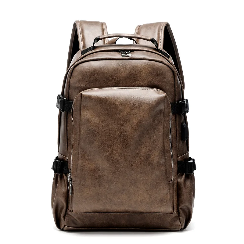 Vintage Style PU Leather Backpack Easy-to-carry Business Trip Laptop Bag Large Student Large Capacity Campus Bags Mochila DF399
Vintage Style PU Leather Backpack Easy-to-carry Business Trip Laptop Bag Large Student Large Capacity Campus Bags Mochila DF399