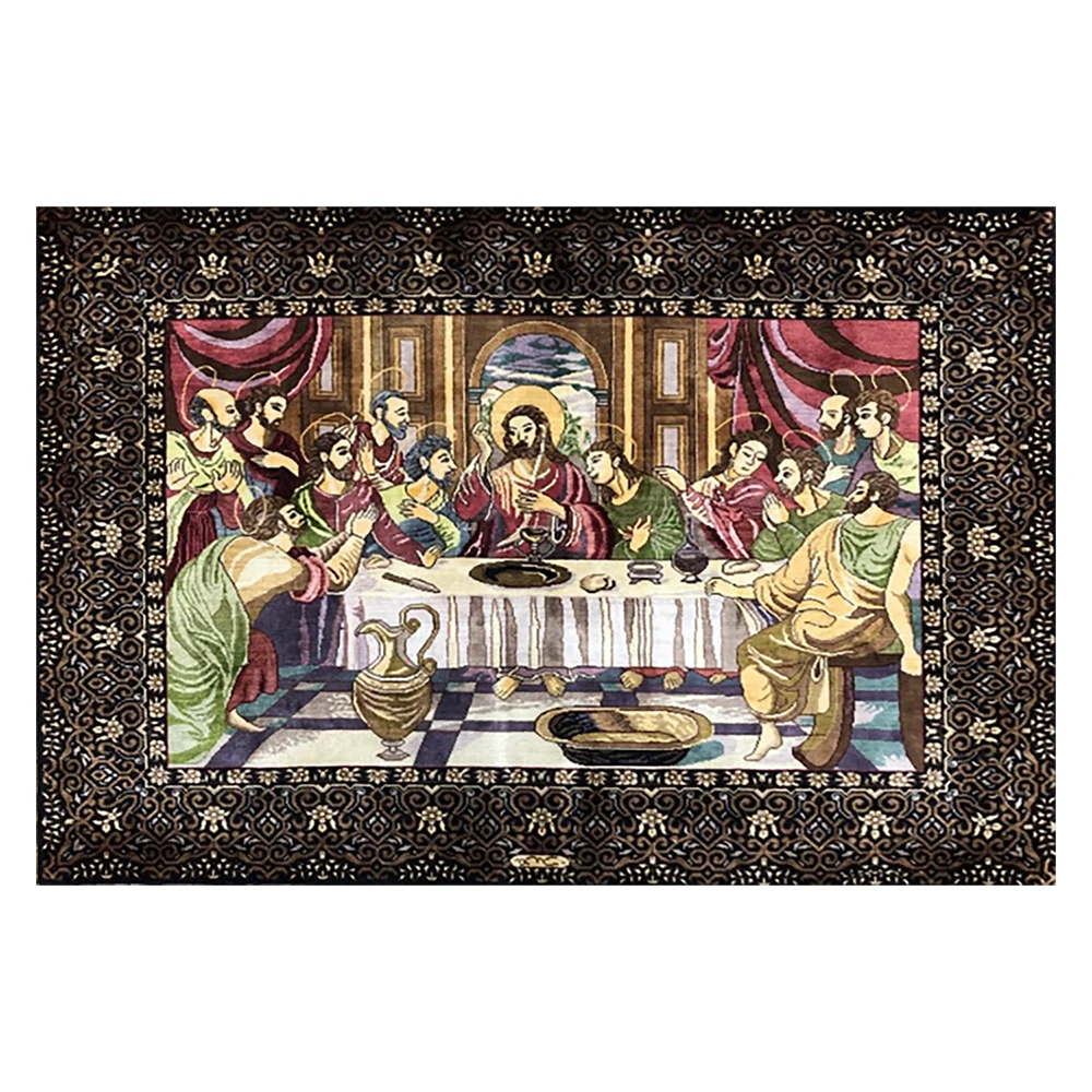 3'x2.4' The Last Supper Hand Weave Tapestry Hot Sale Silk Carpet Decation Wall Room
3'x2.4' The Last Supper Hand Weave Tapestry Hot Sale Silk Carpet Decation Wall Room