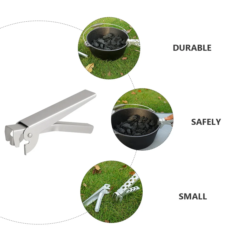 Frying Pan Gripper Aluminium Pot Gripper Outdoor Pan Handle Clip Hot Pot Holder 
Frying Pan Gripper Aluminium Pot Gripper Outdoor Pan Handle Clip Hot Pot Holder