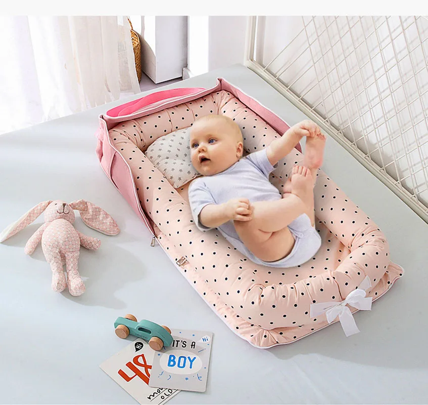 Cotton Cradle Crib Portable Baby Nest Bed for Boys Girls Travel Bed Infant Baby Bassinet Newborn Bed portable crib for baby bed
Cotton Cradle Crib Portable Baby Nest Bed for Boys Girls Travel Bed Infant Baby Bassinet Newborn Bed portable crib for baby bed