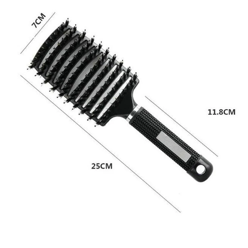 1 Pcs Hair Massage Comb Bristle Nylon Hairbrush Wet Curly Detangle Hair Brush for Salon Hairdressing Styling Tools Hairbrush
1 Pcs Hair Massage Comb Bristle Nylon Hairbrush Wet Curly Detangle Hair Brush for Salon Hairdressing Styling Tools Hairbrush
