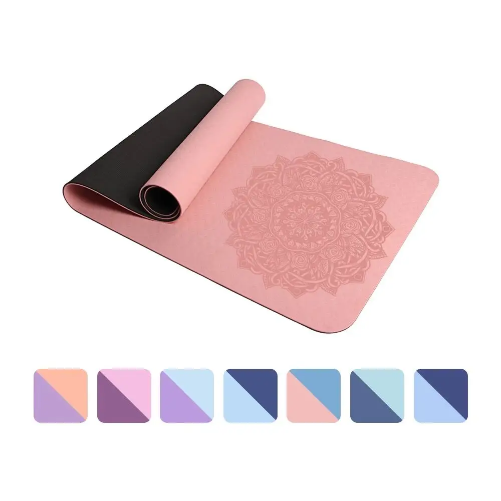 6mm 8MM High Elasticity Double Layer Two Color Tpe Mandala Outdoor Fitness Posture Line Yoga Mat Yoga Mat Jumping Rope Mat 
6mm 8MM High Elasticity Double Layer Two Color Tpe Mandala Outdoor Fitness Posture Line Yoga Mat Yoga Mat Jumping Rope Mat
