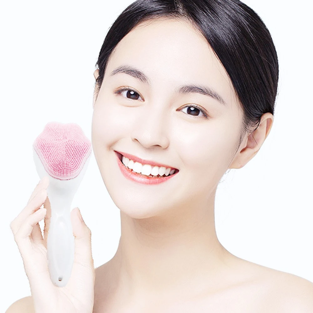 Facial Cleansing Brush Scrubbers Silicone Dual Face Wash for Deep Pore Exfoliation Wash Makeup Massage Tool
Facial Cleansing Brush Scrubbers Silicone Dual Face Wash for Deep Pore Exfoliation Wash Makeup Massage Tool