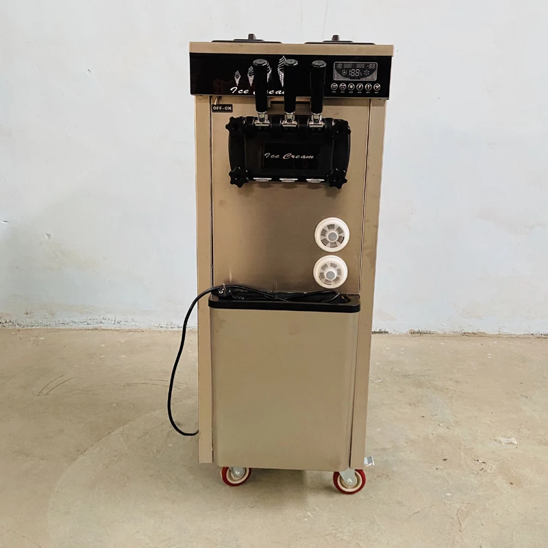 Factory Direct Sales Of High-Quality Commercial Vertical Soft Ice Cream Machine Ice Cream Machine 110V / 220V For Sale
Factory Direct Sales Of High-Quality Commercial Vertical Soft Ice Cream Machine Ice Cream Machine 110V / 220V For Sale