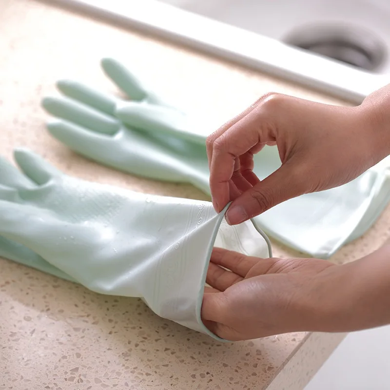 Резиновые латексные долговечные термостойкие противоскользящие перчатки для