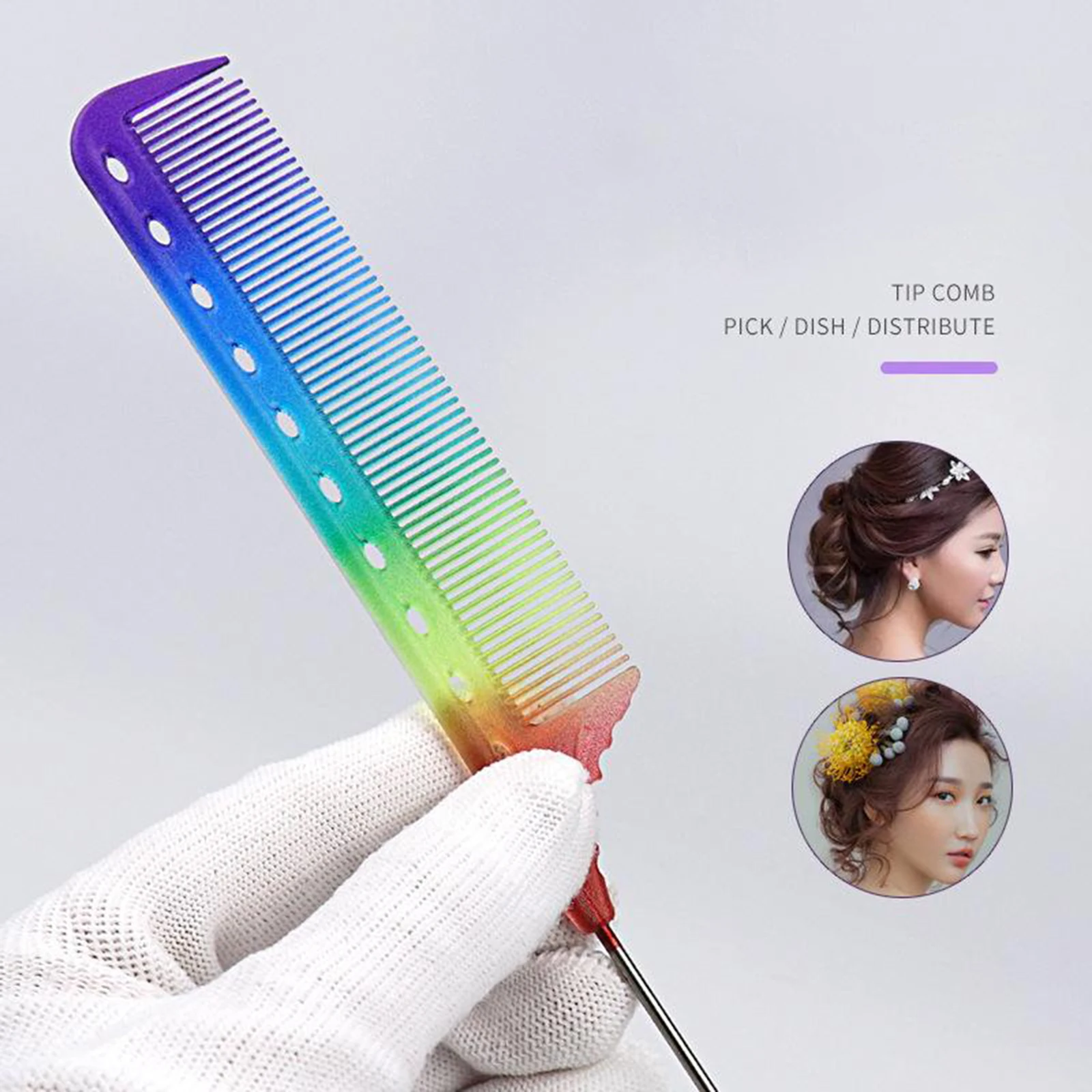 Расческа с радужной воздушной подушкой, 4 шт, без узлов, с 2 зажимами для расчесывания волос
Расческа с радужной воздушной подушкой, 4 шт, без узлов, с 2 зажимами для расчесывания волос