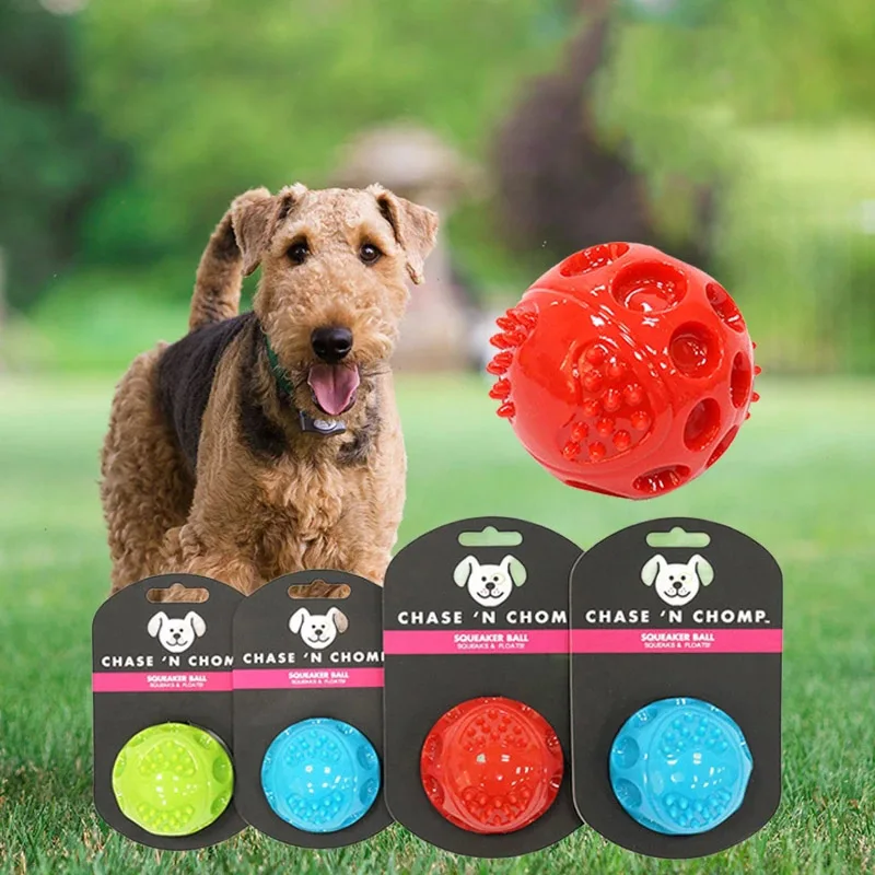 Pet Dog Toys Squeaking Bouncing Ball Durable Springy Puppy Play Squeaky Ball Bite Resistant Small to Large Dog Tools 
Pet Dog Toys Squeaking Bouncing Ball Durable Springy Puppy Play Squeaky Ball Bite Resistant Small to Large Dog Tools