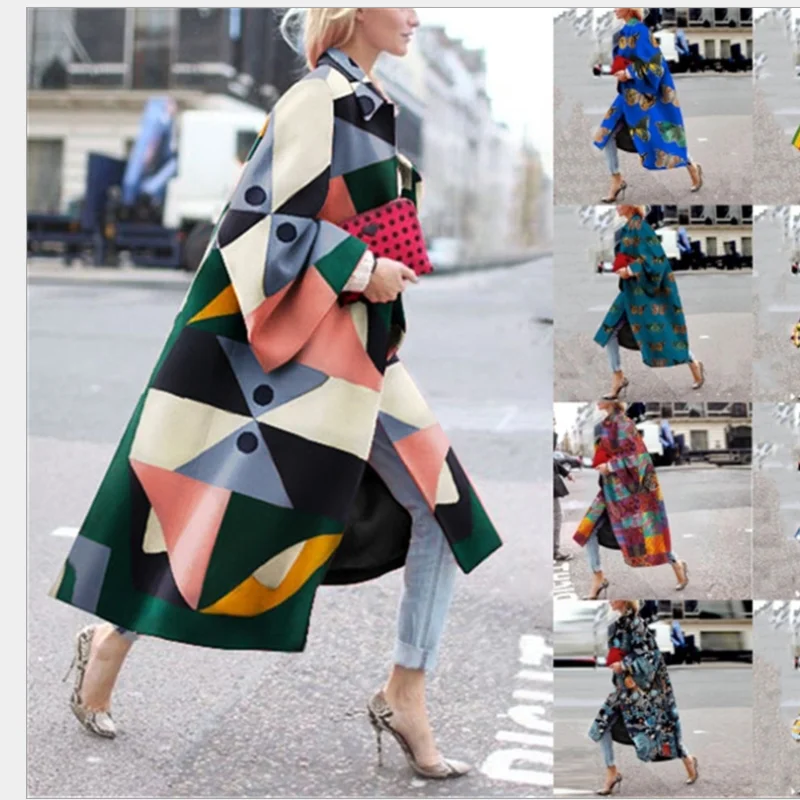 Women's Coat Flare Sleeve Casual Printed Ladies Long Coat Winter Lapel Cotton Jacket Vintage Fashion Female Outwear Jacket S-5XL
Women's Coat Flare Sleeve Casual Printed Ladies Long Coat Winter Lapel Cotton Jacket Vintage Fashion Female Outwear Jacket S-5XL