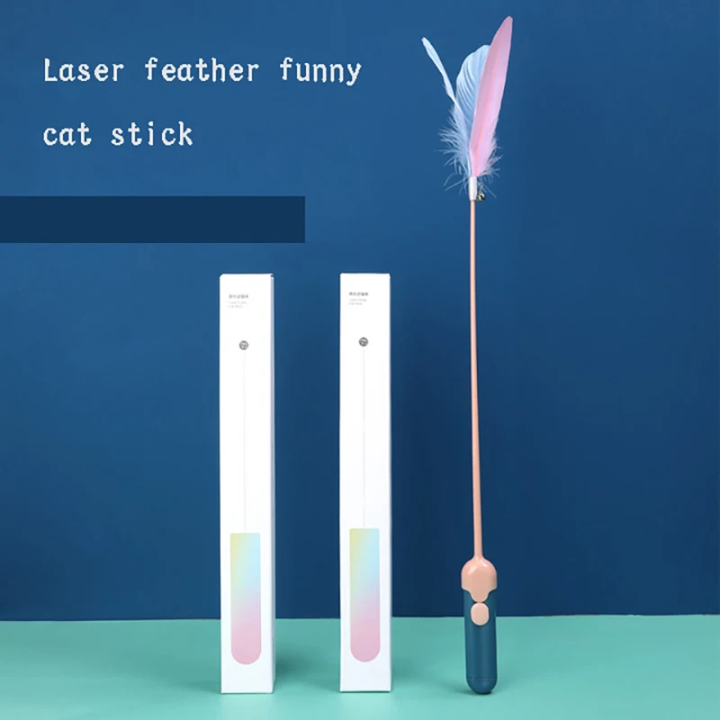Laser Funny Cat Stick Multifunctional Detachable Long Rod Feather Funny Cat Toy Self-Hey And Relieve Boredom Fighting Cat Stick
Laser Funny Cat Stick Multifunctional Detachable Long Rod Feather Funny Cat Toy Self-Hey And Relieve Boredom Fighting Cat Stick