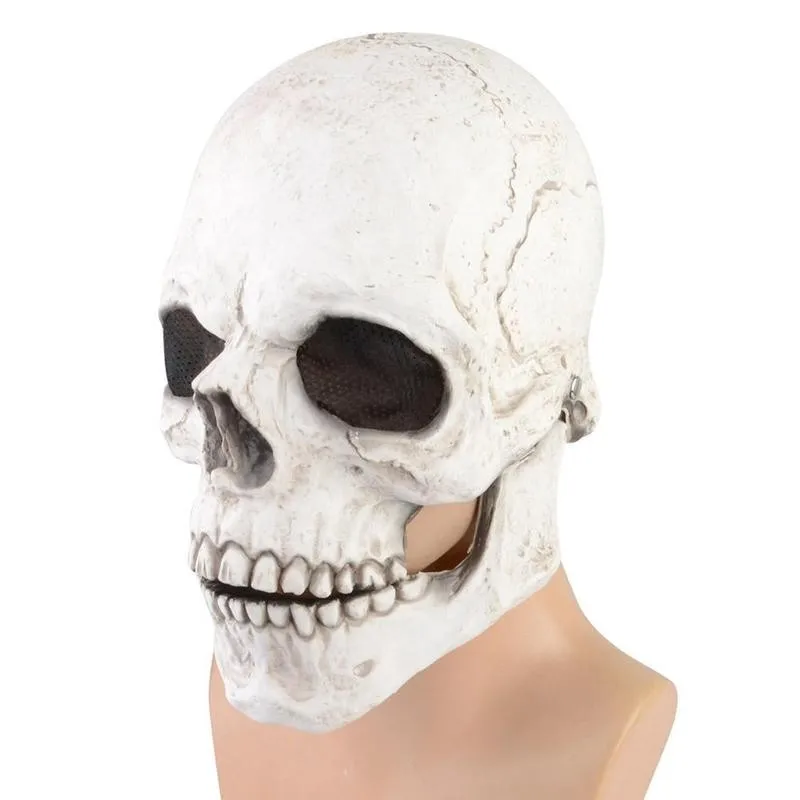 Full Head Skull Mask Helmet With Movable Jaw Skull Mask Headgear For Cosplay Party Halloween Masquerade Gift New Hot
Full Head Skull Mask Helmet With Movable Jaw Skull Mask Headgear For Cosplay Party Halloween Masquerade Gift New Hot