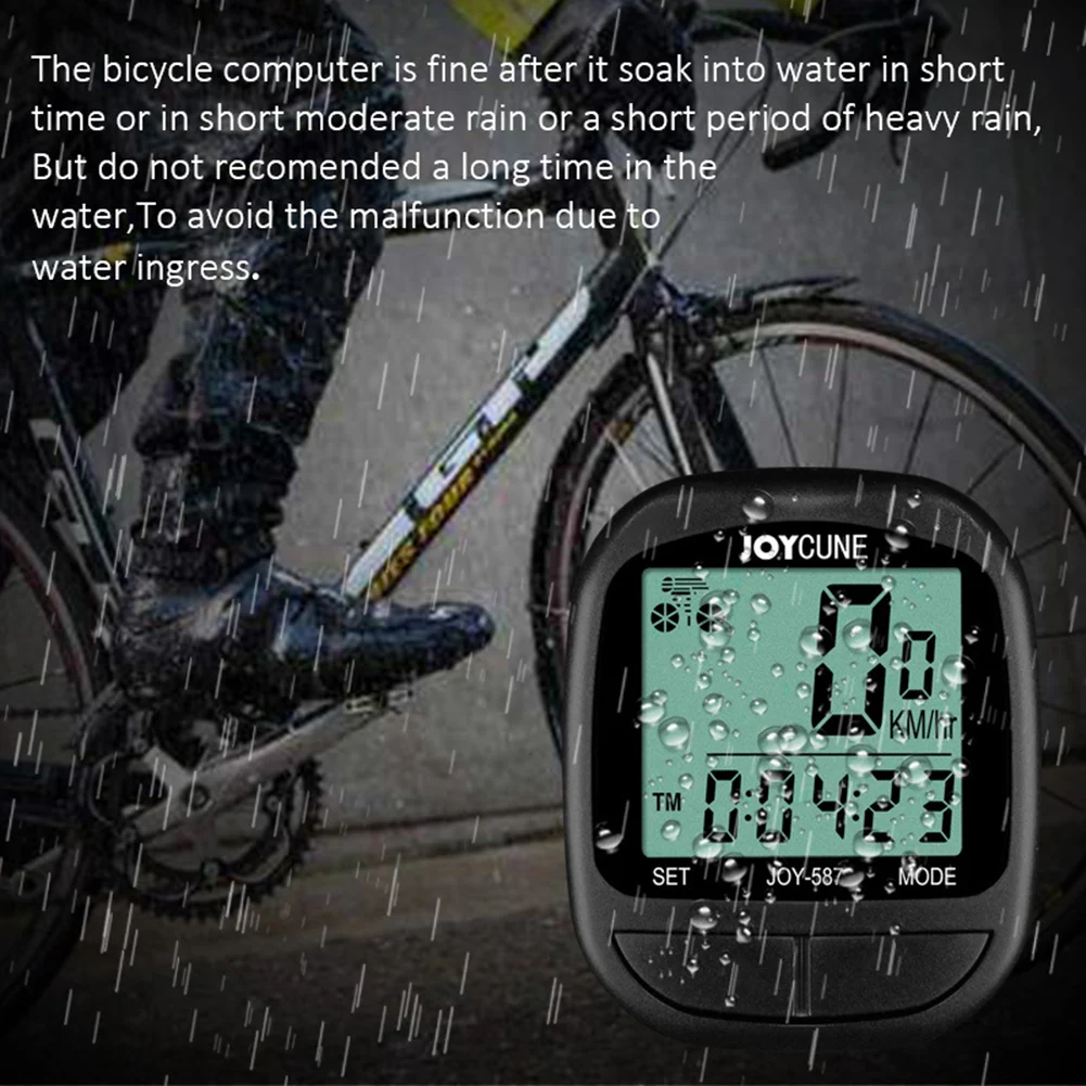 Waterproof Cycling Bicycle Computer LCD Digital Display Bicycle Odometer Speedometer Cycling Wired Stopwatch Riding Accessories
Waterproof Cycling Bicycle Computer LCD Digital Display Bicycle Odometer Speedometer Cycling Wired Stopwatch Riding Accessories
