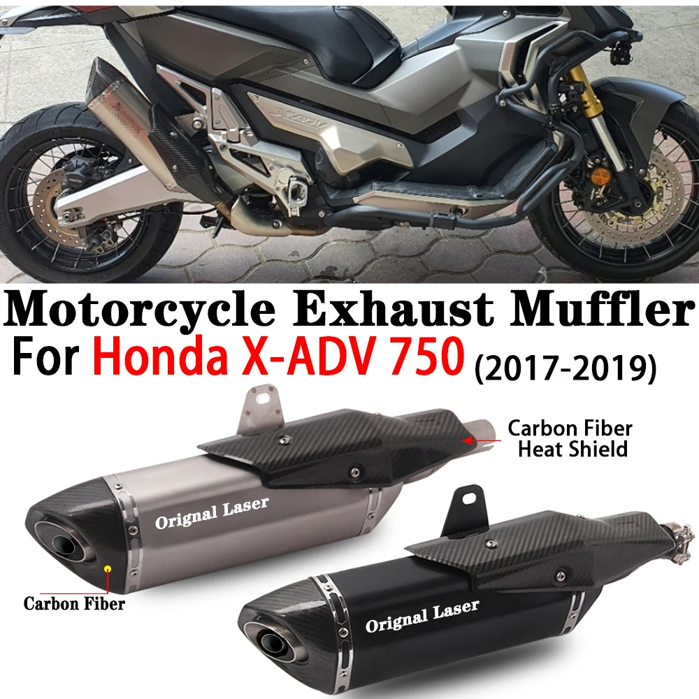 

For Honda X-ADV 750 X ADV750 ADV 2017 - 2021 Full System Motorcycle Exhaust Pipe Muffler Escape Modified Tube Header Link Pipe