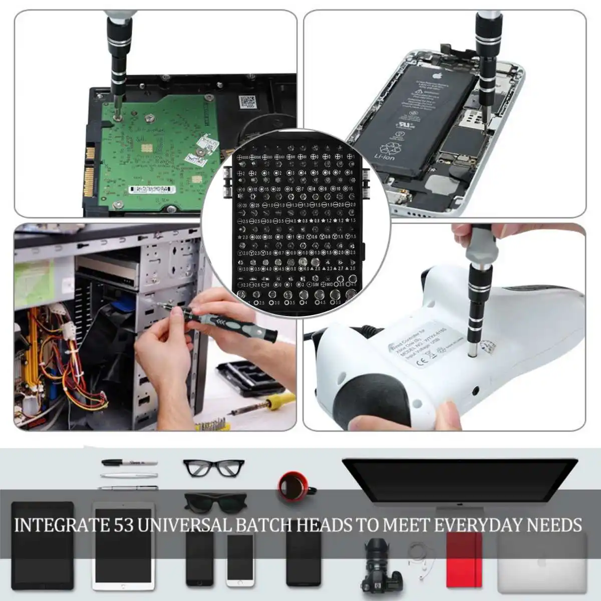 112 in 1 Precision Screwdriver Set DIY Repair Tools Kit Fixing iPhones Laptop MacBook Glasses Small Screwdriver Kit with Case
112 in 1 Precision Screwdriver Set DIY Repair Tools Kit Fixing iPhones Laptop MacBook Glasses Small Screwdriver Kit with Case