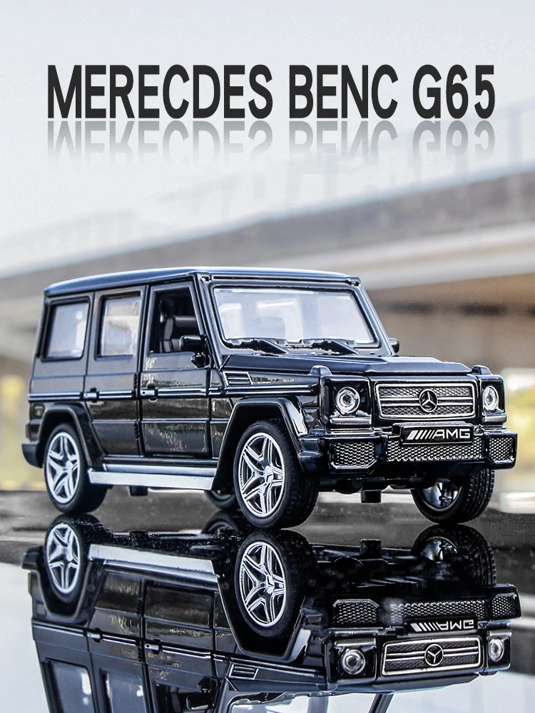 Модель автомобиля Mercedes-Benz G65Amg 1:32 из сплава Детская Игрушечная машина для
