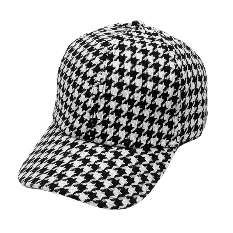 2021 Classic Men's Houndstooth Cap Retro Baseball Cap White Black Plaid Hats for Women hats snapback
2021 Classic Men's Houndstooth Cap Retro Baseball Cap White Black Plaid Hats for Women hats snapback