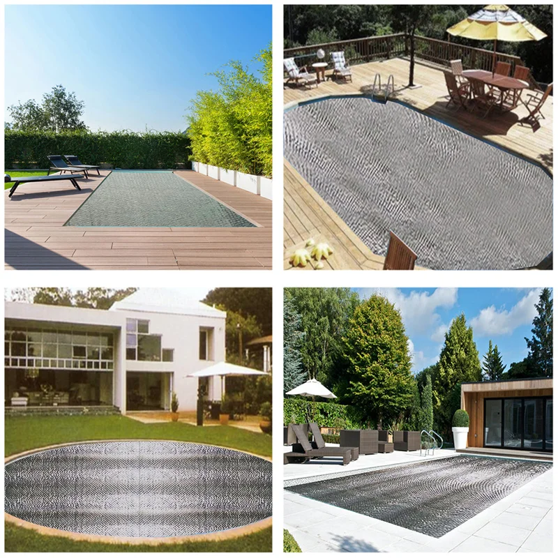 Swimming Pool Cover Waterproof Rainproof Anti-sunburn Durable Dust Cover Keep Water Cool Swimming Pools Insulation Film Covers
Swimming Pool Cover Waterproof Rainproof Anti-sunburn Durable Dust Cover Keep Water Cool Swimming Pools Insulation Film Covers
