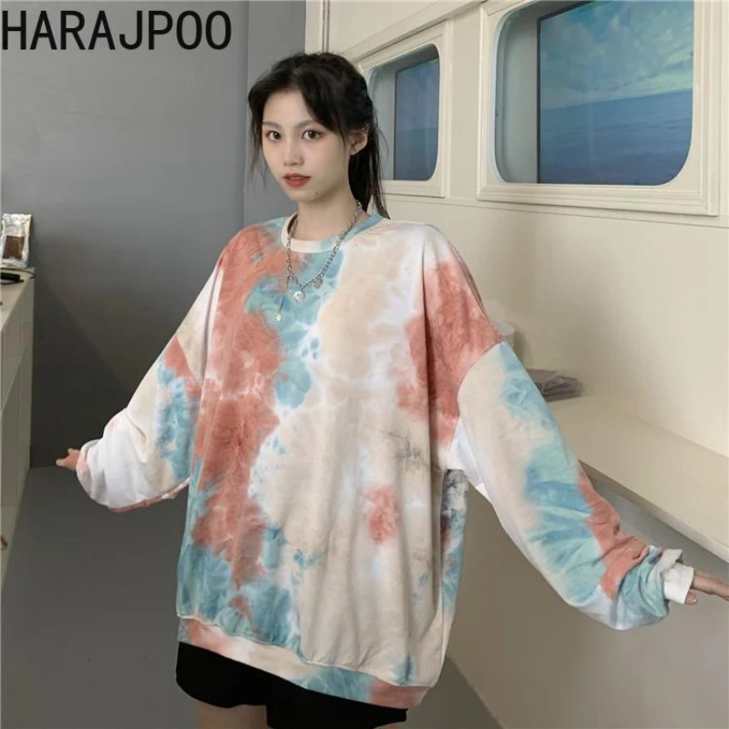 Женские свитшоты Harajpoo, свободный Универсальный свитер с круглым вырезом и галстуком-бабочкой, новинка 2021, корейские свободные топы, весна-о...
Женские свитшоты Harajpoo, свободный Универсальный свитер с круглым вырезом и галстуком-бабочкой, новинка 2021, корейские свободные топы, весна-о...