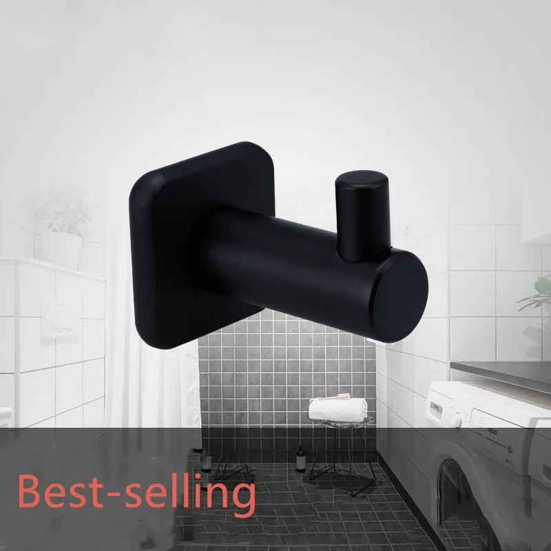 Best-selling Top quality black bathroom toilet Clothes hook 304 stainless steel Robe hook Coat hook
Best-selling Top quality black bathroom toilet Clothes hook 304 stainless steel Robe hook Coat hook