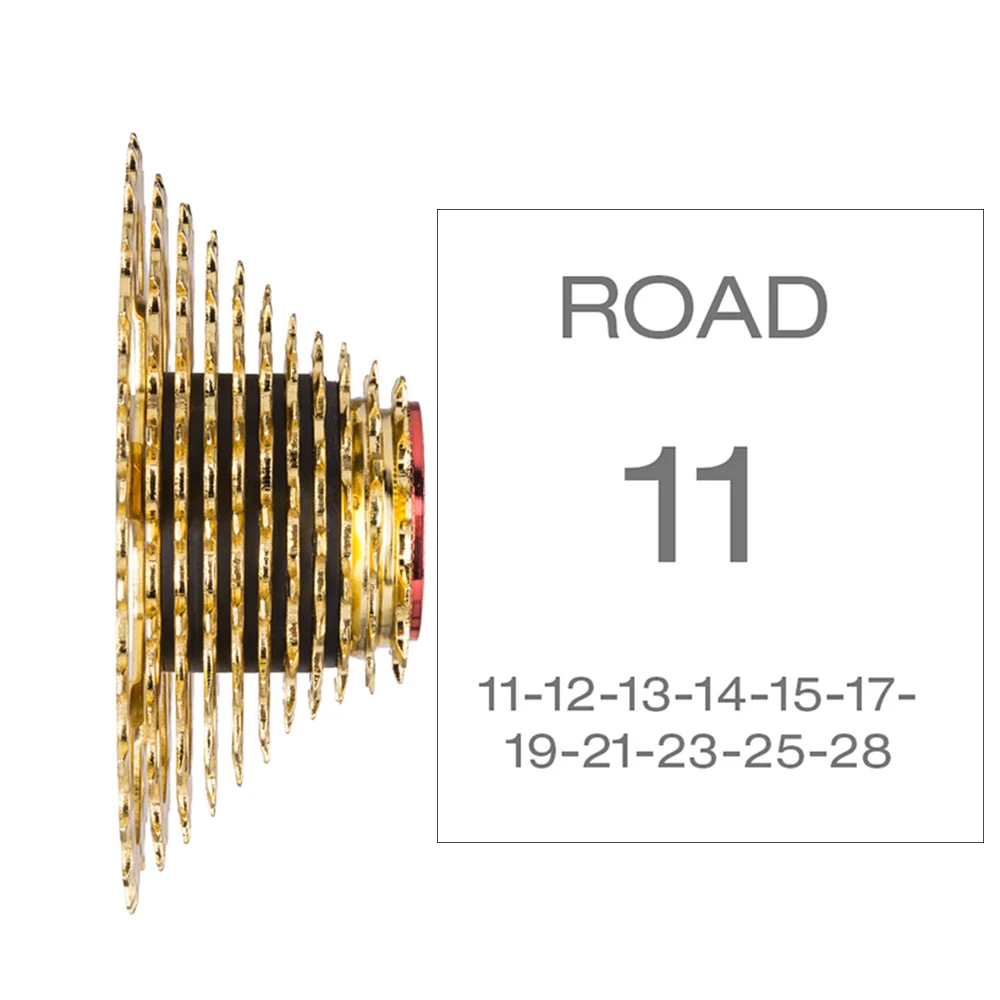 ZTTO Road Bicycle Bike Freewheel Gold 11s 11-28t 11 Speed Cassette Sprocket Bicycle Parts Compatible SH 105 5800 ultegra 6800
ZTTO Road Bicycle Bike Freewheel Gold 11s 11-28t 11 Speed Cassette Sprocket Bicycle Parts Compatible SH 105 5800 ultegra 6800