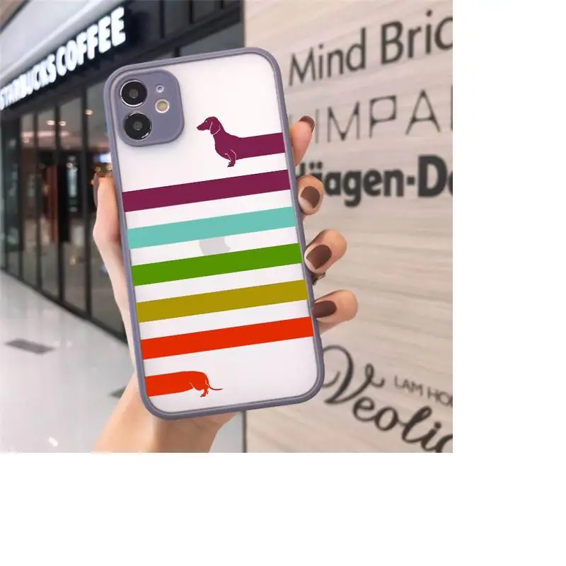 Dachshund cute cartoon dog luxury Phone Cases funda matte transparent For iphone 7 8 11 12 plus mini x xs xr pro max cover
Dachshund cute cartoon dog luxury Phone Cases funda matte transparent For iphone 7 8 11 12 plus mini x xs xr pro max cover