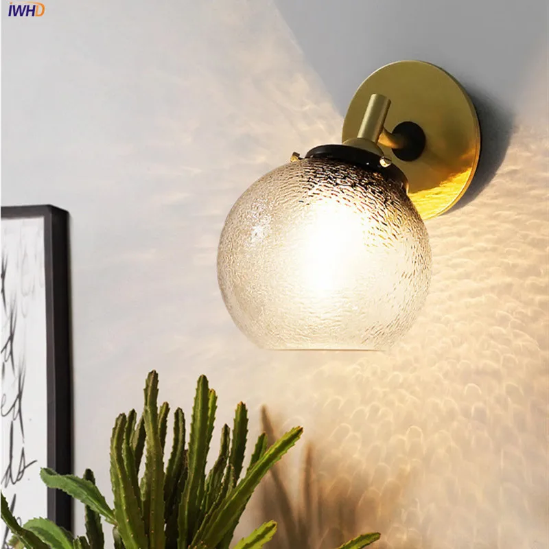 Modern Iron Nordic Wall Lamp Creative Glass Ball Wandlamp Bedroom Mirror Light Concise Wall Lights For Home Decoration
Modern Iron Nordic Wall Lamp Creative Glass Ball Wandlamp Bedroom Mirror Light Concise Wall Lights For Home Decoration
