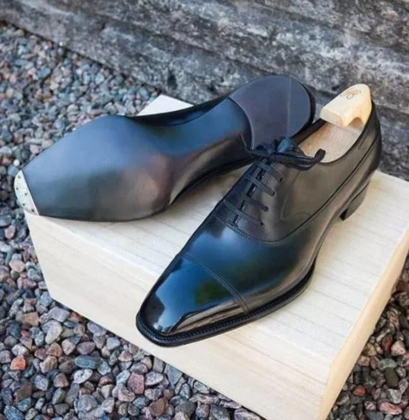 Handmade Designers Men Classic Style Black Men's Oxford Leather Shoes Fashion Casual Formal Lace-up Shoes 4KD083
Handmade Designers Men Classic Style Black Men's Oxford Leather Shoes Fashion Casual Formal Lace-up Shoes 4KD083