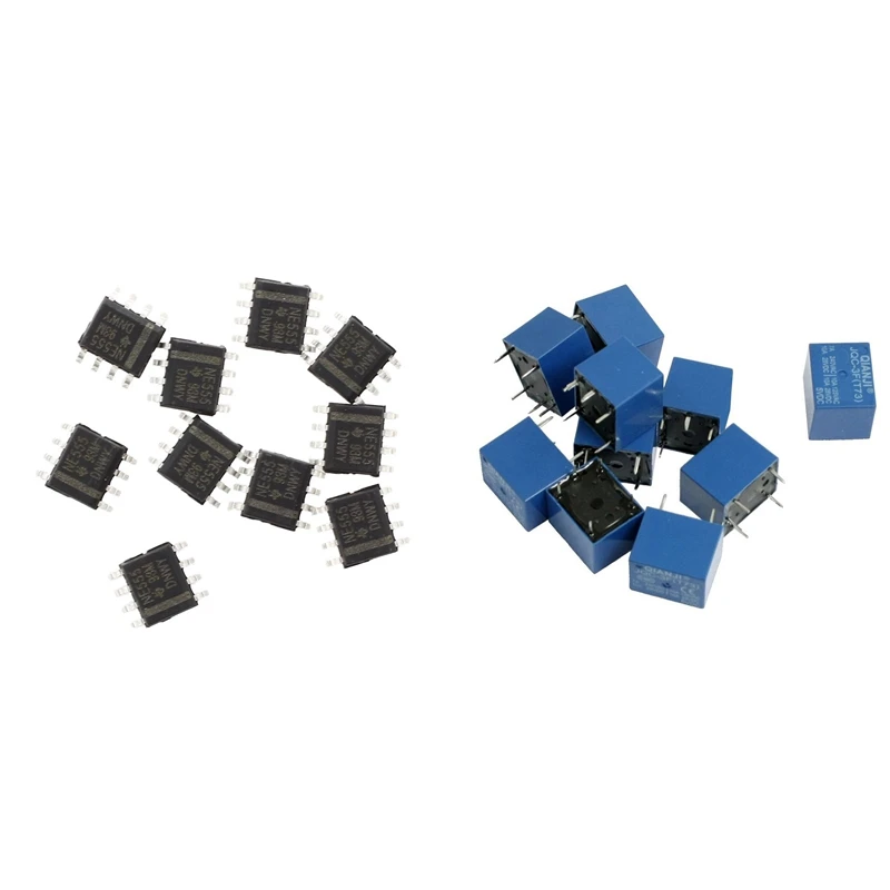 10 шт. 8-Pin IC таймер SMD NE555 & 10 шт. DC 5V катушки 7A 240VAC 10A 125VAC/28VDC 5 шпильки SPST Мощность реле JQC-3F
10 шт. 8-Pin IC таймер SMD NE555 & 10 шт. DC 5V катушки 7A 240VAC 10A 125VAC/28VDC 5 шпильки SPST Мощность реле JQC-3F