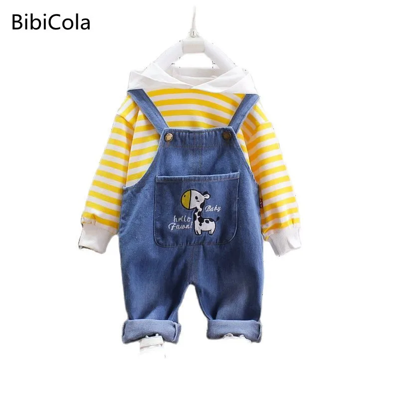 Boys Clothes Sets Fashion Spring Striped Hoodies+ Bib Pants 2pcs Suit Toddler Sets Kids Outfits For Girls Clothing Suits
Boys Clothes Sets Fashion Spring Striped Hoodies+ Bib Pants 2pcs Suit Toddler Sets Kids Outfits For Girls Clothing Suits