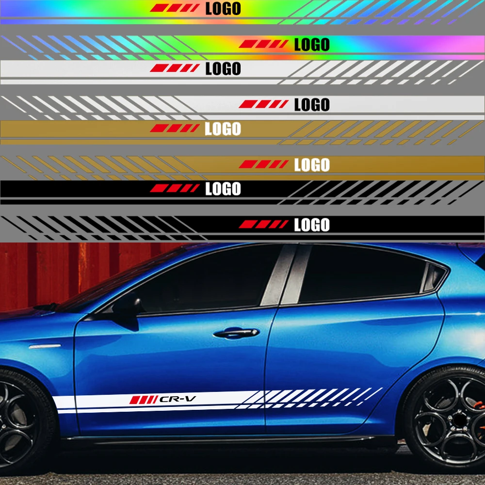 2Pcs Car Styling PVC Body Stripe Badge Stickers Vinyl Decal For Honda Civic XR-V Fit City Accord Odyssey Insight CRV Jazz Mugen
2Pcs Car Styling PVC Body Stripe Badge Stickers Vinyl Decal For Honda Civic XR-V Fit City Accord Odyssey Insight CRV Jazz Mugen