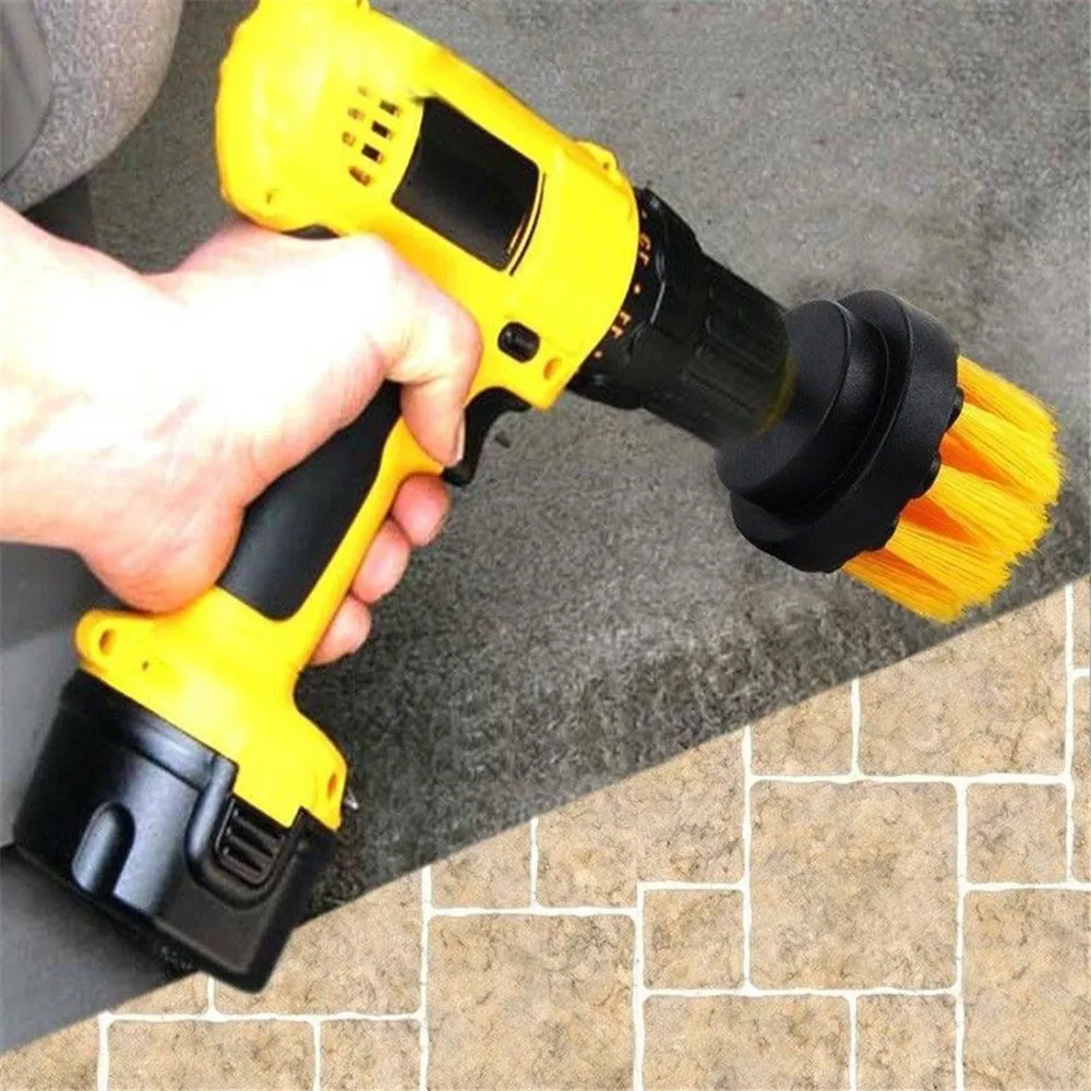 3Pcs/Set Electric Drill Brush Kit Plastic Round Cleaning Brush For Carpet Glass Car Tires Nylon Brushes Power Scrubber Drill
3Pcs/Set Electric Drill Brush Kit Plastic Round Cleaning Brush For Carpet Glass Car Tires Nylon Brushes Power Scrubber Drill