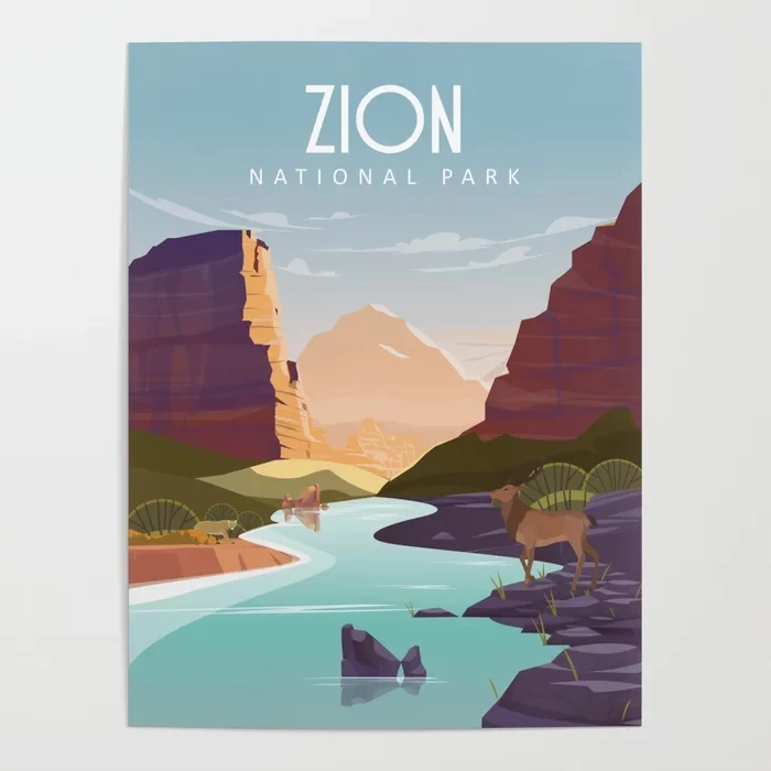 HD Canvas Wall Artwork Home Decorative HD Printed Zion National Park Poster Painting Modern Modular Picture Type For Living Room
HD Canvas Wall Artwork Home Decorative HD Printed Zion National Park Poster Painting Modern Modular Picture Type For Living Room